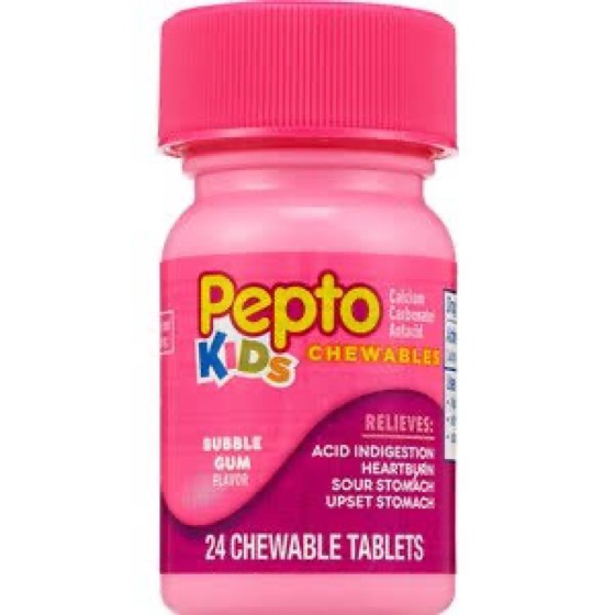 Pepto Kids chewable tablets
